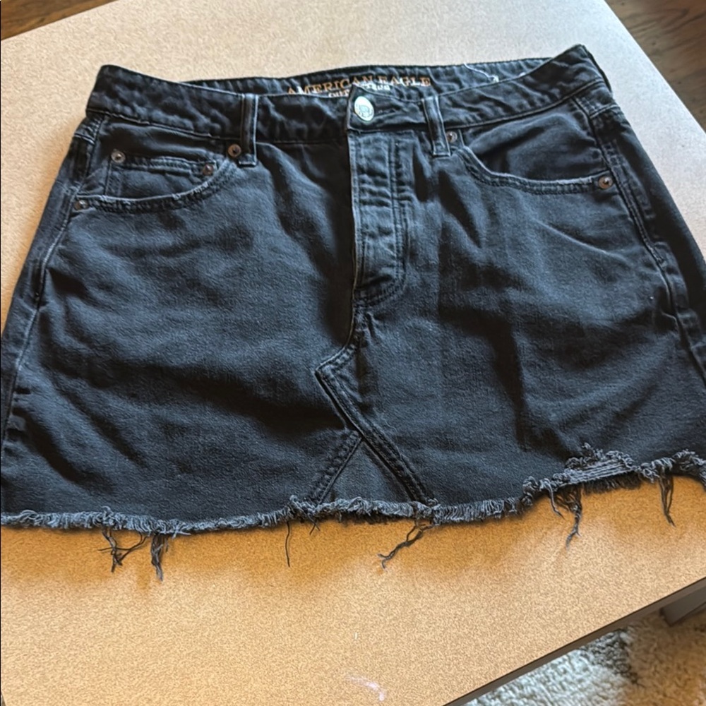 American Eagle Outfitters Charcoal Mini Skirt